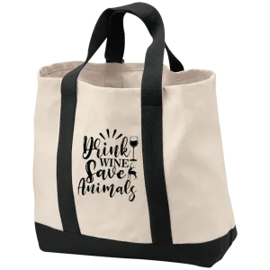 2-Tone Shopping Tote