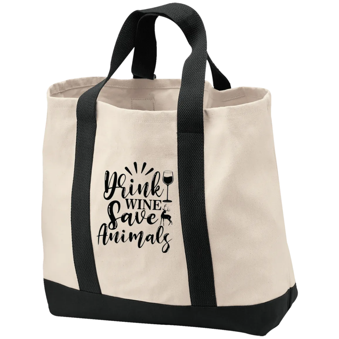 2-Tone Shopping Tote