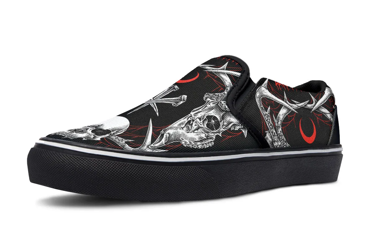3 Nails Slip On Shoes