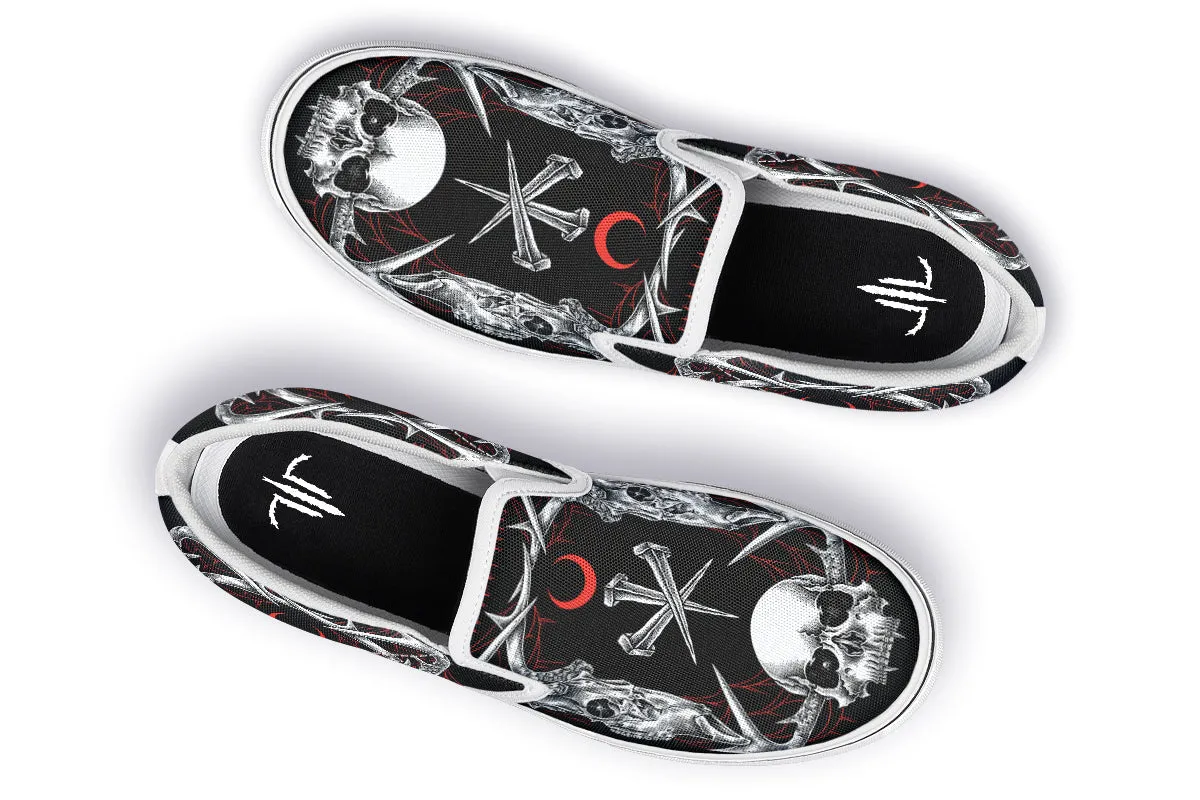 3 Nails Slip On Shoes