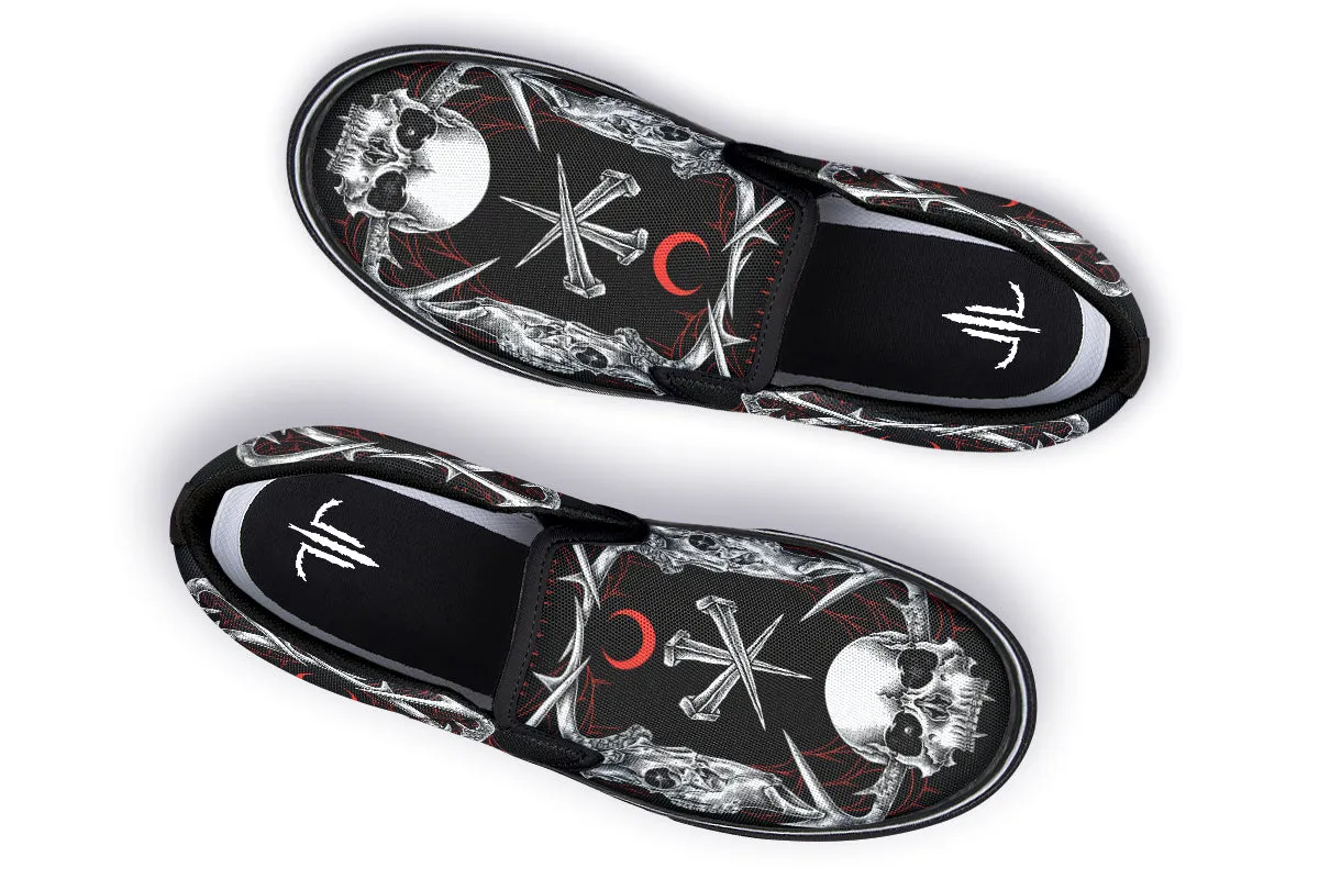 3 Nails Slip On Shoes