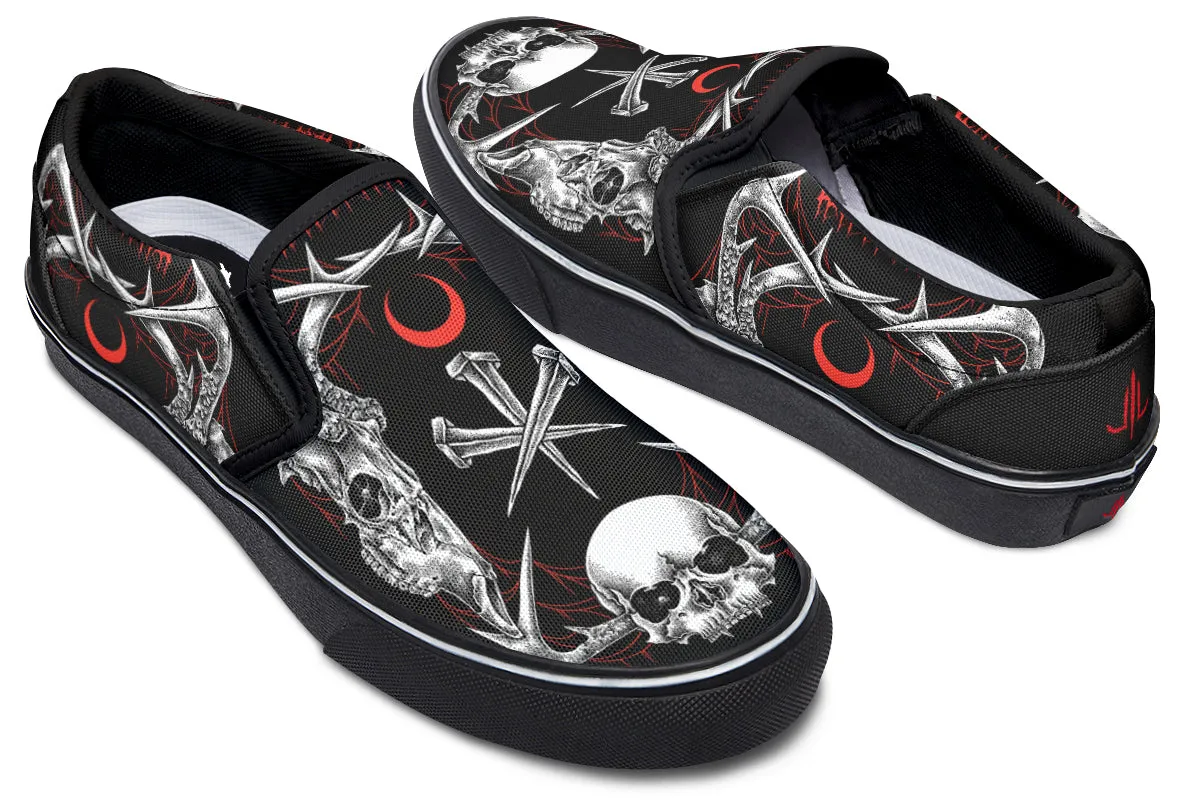 3 Nails Slip On Shoes