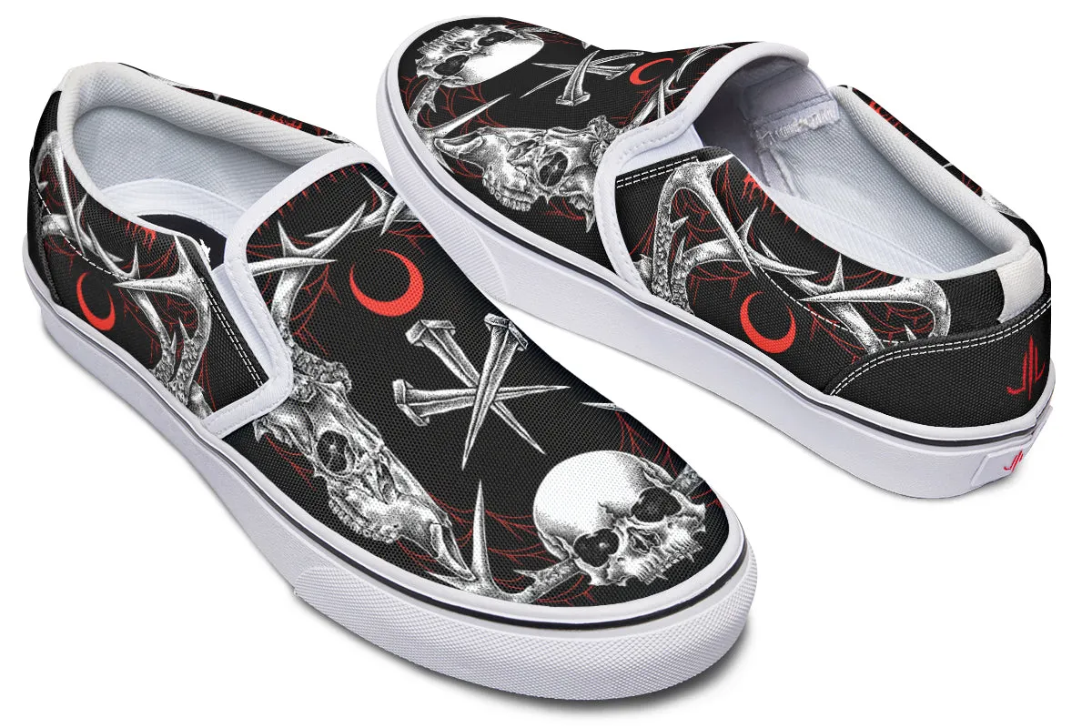 3 Nails Slip On Shoes