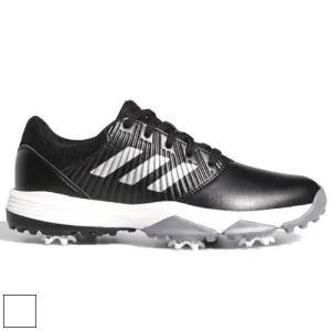 adidas CP Traxion Kids Unisex Golf Shoes 2 Core Black/Silver Metallic/Clou