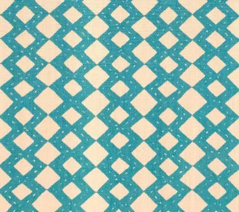 Alan Campbell Fabric: Handstitch - Custom Turquoise on Tinted Suncloth (OUTDOOR)