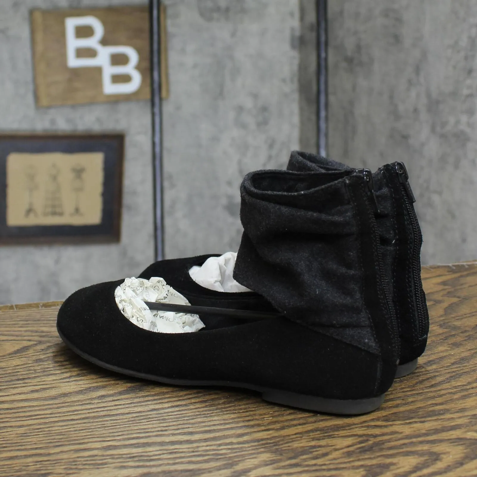 Aldo Womens Wrap Flat Suede Wrap Flats 167414fcace31c Black EUR 37B (6.5B)