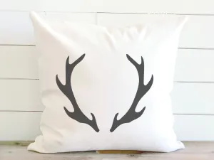 Antlers - Square Canvas Pillow