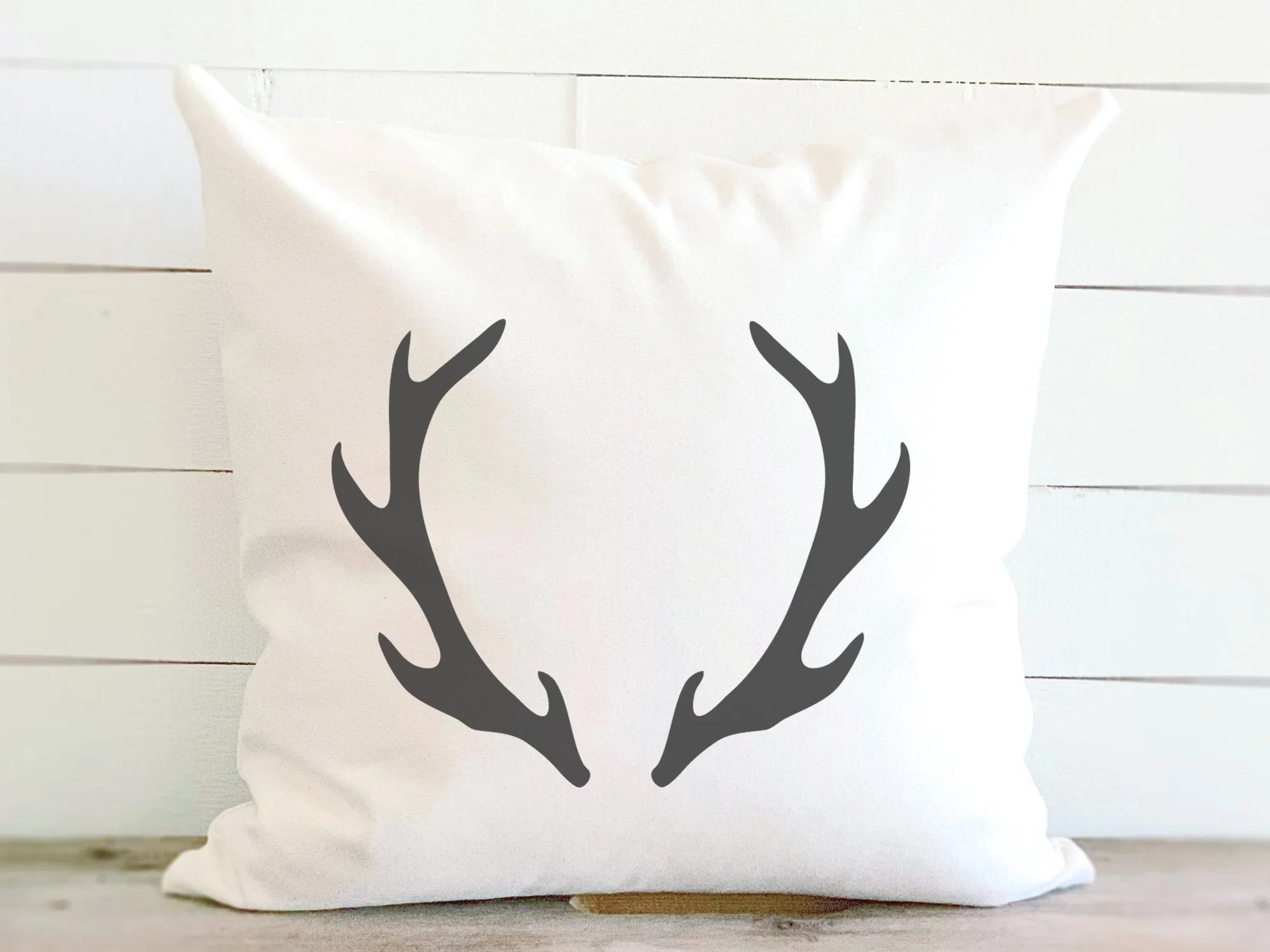 Antlers - Square Canvas Pillow