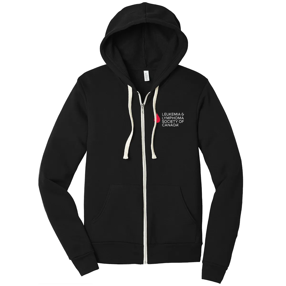 Apparel - BELLA CANVAS Unisex Triblend Sponge Fleece Full-Zip Hoodie - Canada Logo - LLSC109
