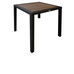 Aria Counter Table with Gray Alumiwood Top