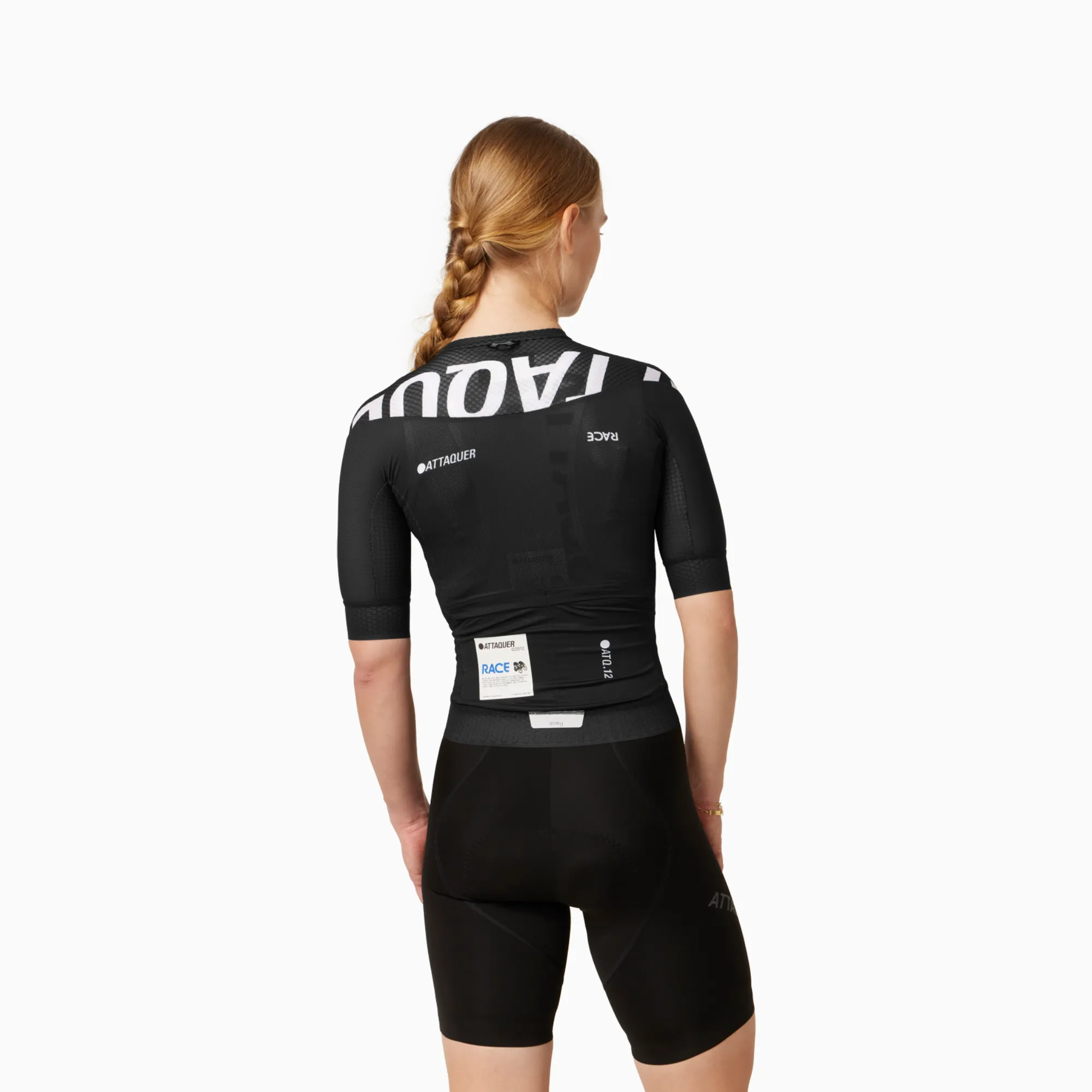 Attaquer Womens Race Jersey -  Black