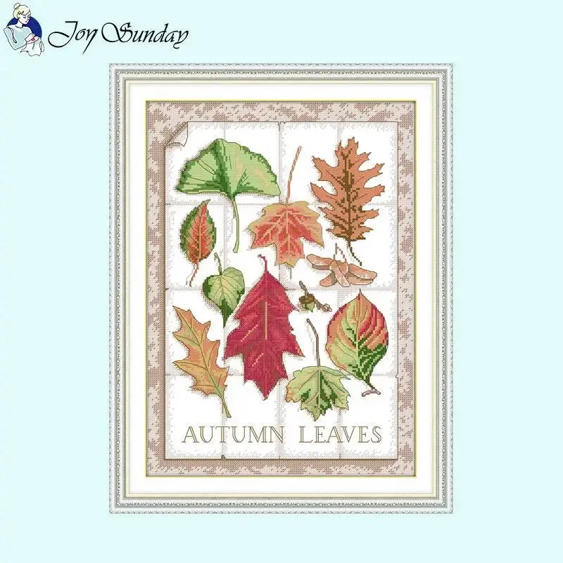 Autumn Leaves - DIY Handmade Cross Stitch Embroidery Kits