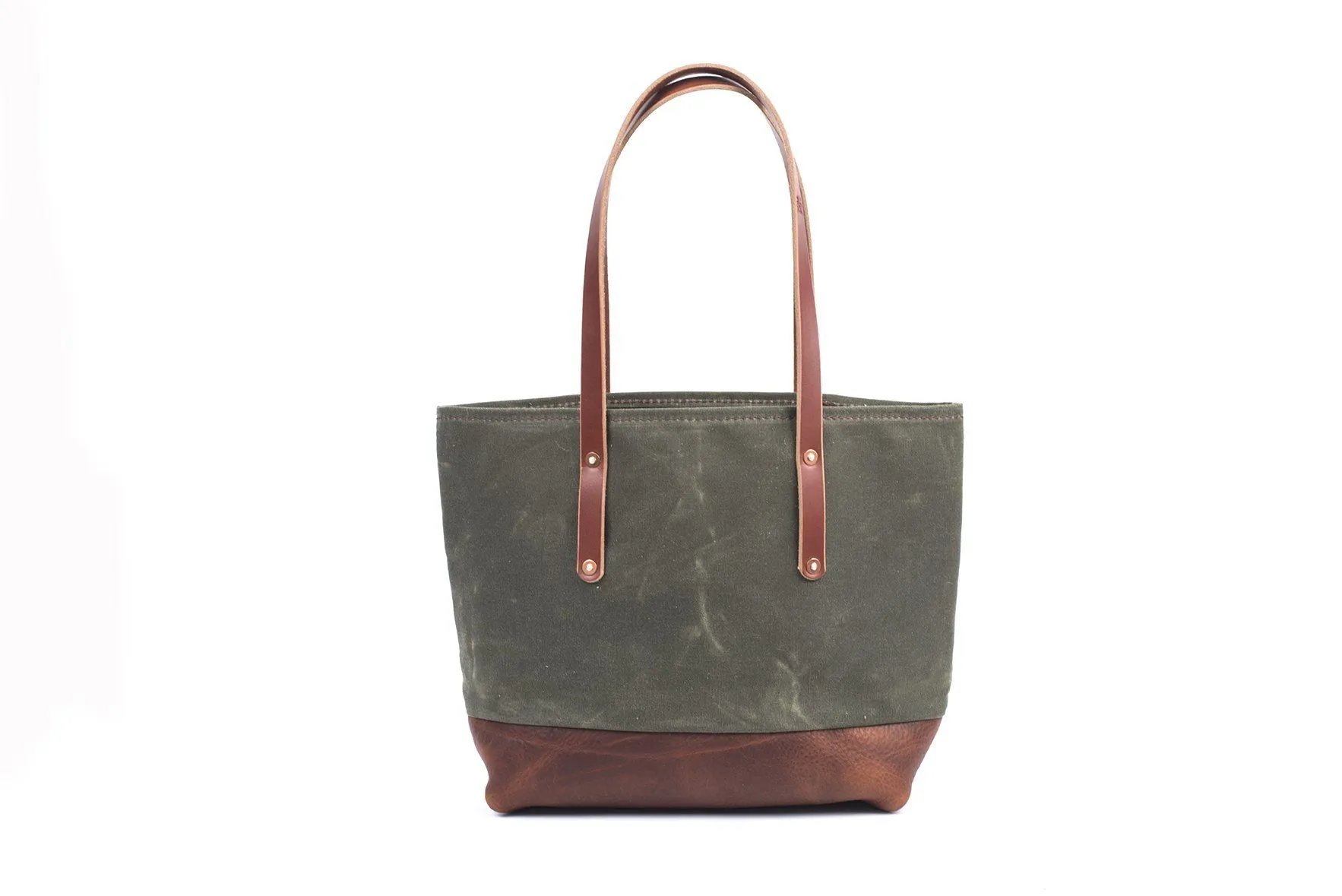 AVERY WAXED CANVAS TOTE BAG - MEDIUM