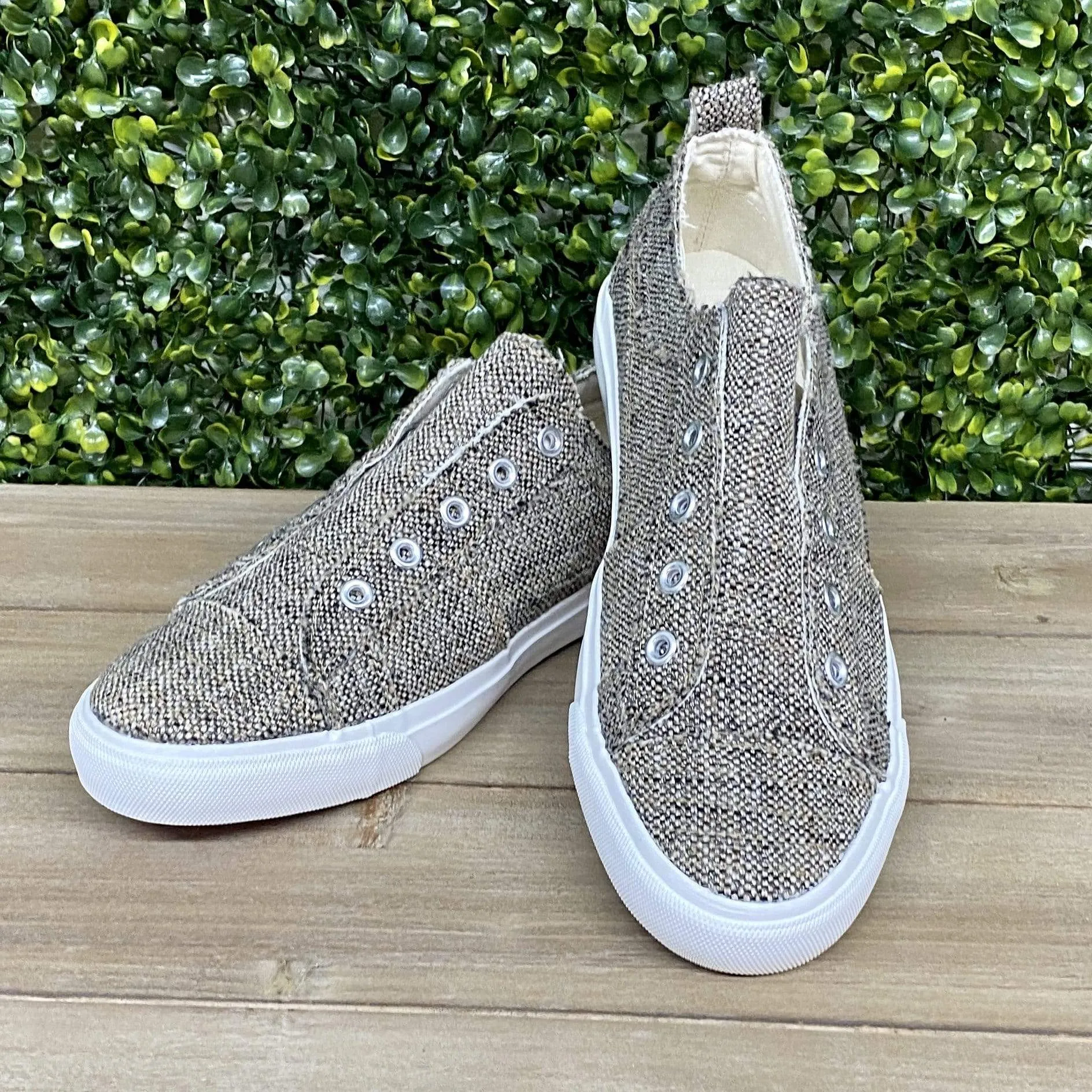 Babalu Slip on Shoes - Tweed