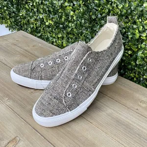 Babalu Slip on Shoes - Tweed