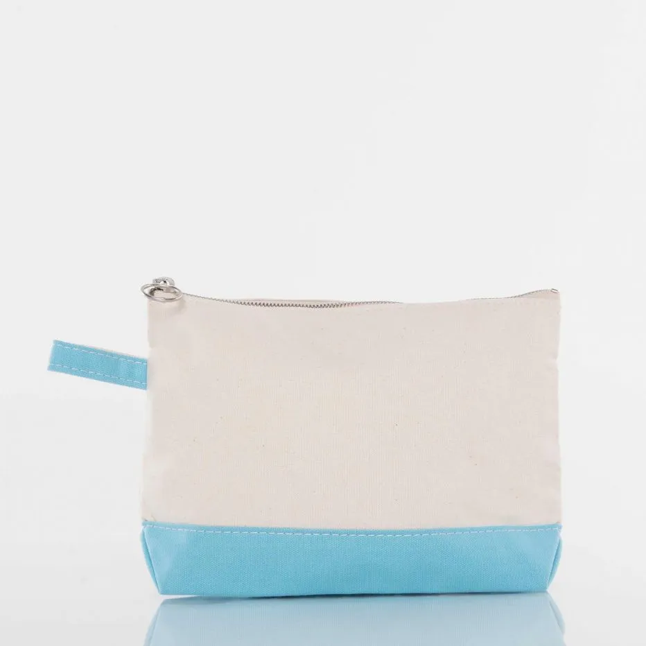 Baby Blue Makeup Bag