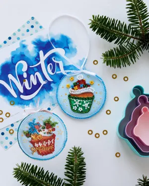 Bead Embroidery Decoration Kit  - New Year sweets ABT-019
