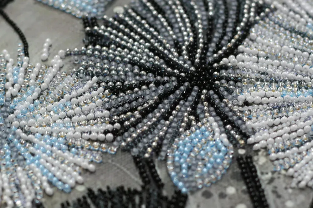 Bead Embroidery Kit - Air flowers