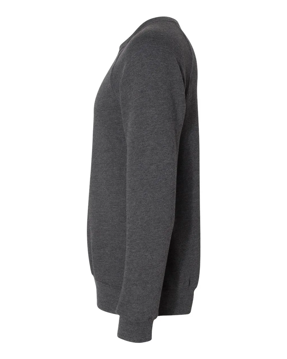 BELLA   CANVAS Unisex Sponge Fleece Crewneck Dark Grey Heather