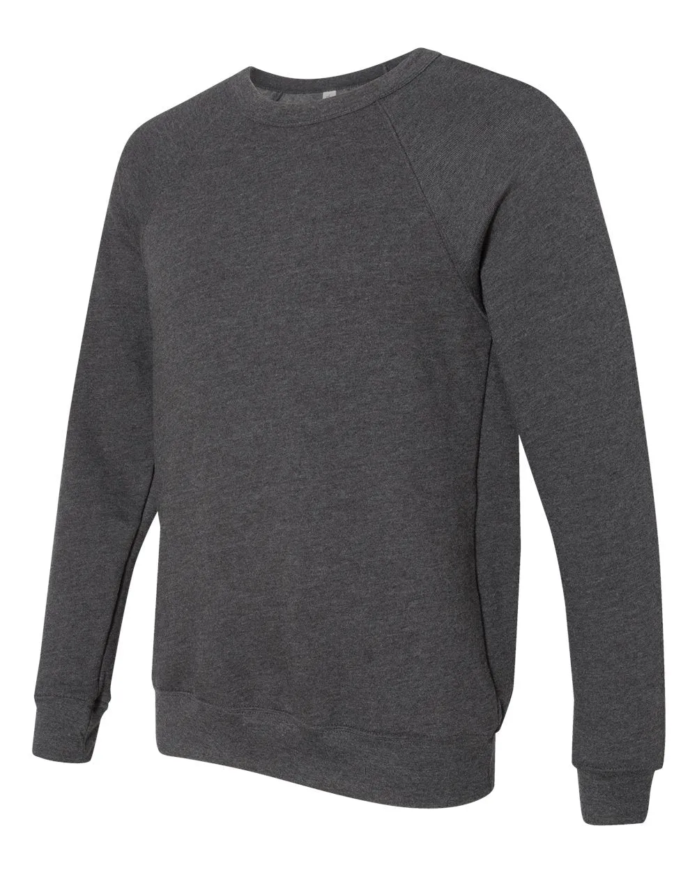 BELLA   CANVAS Unisex Sponge Fleece Crewneck Dark Grey Heather