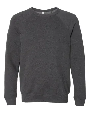 BELLA   CANVAS Unisex Sponge Fleece Crewneck Dark Grey Heather