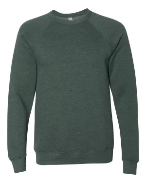 BELLA   CANVAS Unisex Sponge Fleece Crewneck Heather Forest