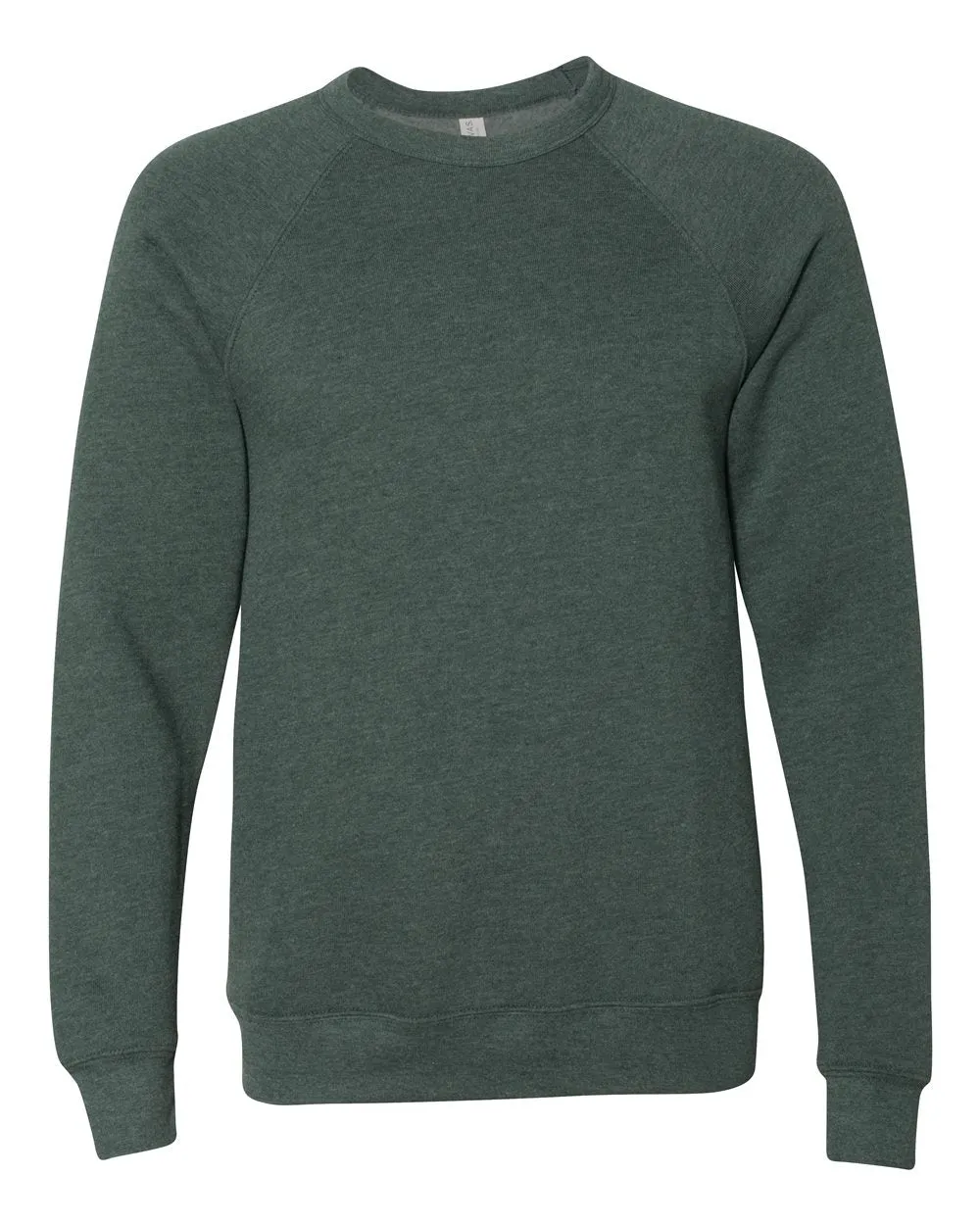 BELLA   CANVAS Unisex Sponge Fleece Crewneck Heather Forest