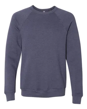 BELLA   CANVAS Unisex Sponge Fleece Crewneck Heather Navy
