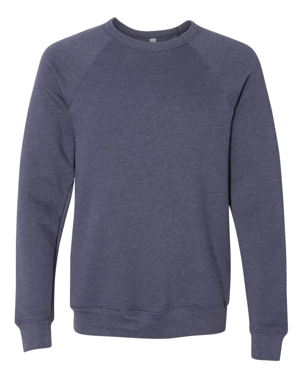 BELLA   CANVAS Unisex Sponge Fleece Crewneck Heather Navy
