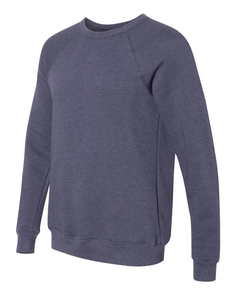 BELLA   CANVAS Unisex Sponge Fleece Crewneck Heather Navy