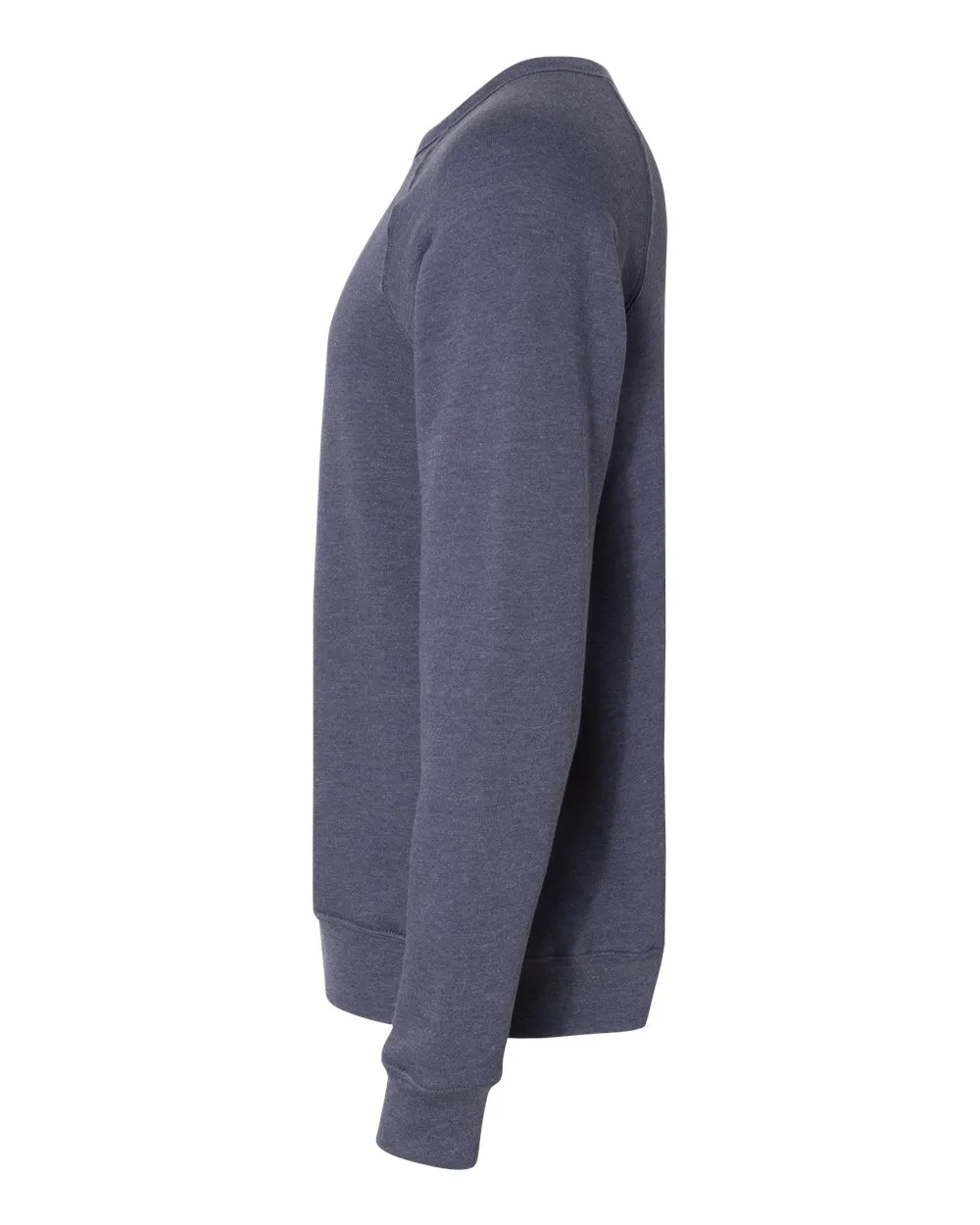 BELLA   CANVAS Unisex Sponge Fleece Crewneck Heather Navy
