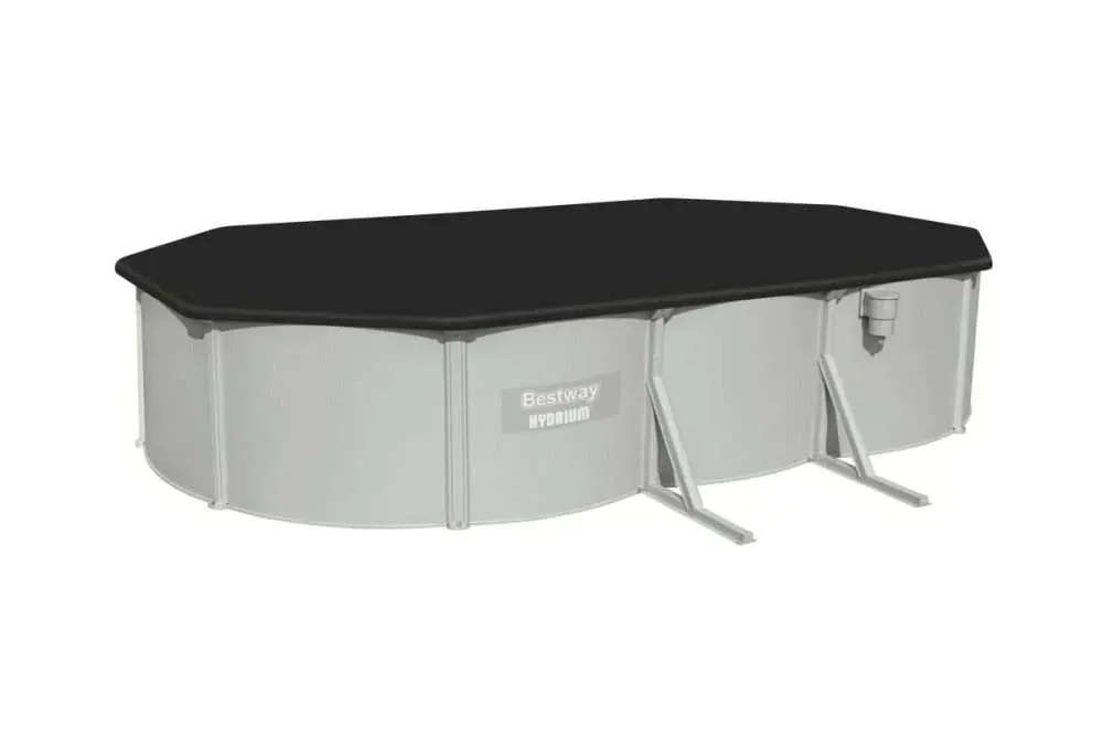Bestway 20' X 12' X 48"/6.10M X 3.60M X 1.20M Oval Pool Set (Contents:One Pool, Sand Filter Pump(220-240V),Skimmer,Safety Ladder,Cover,Ground Cloth,ChemConnect Dispenser,Delivered on Pallet)