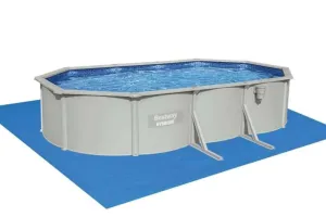 Bestway 20' X 12' X 48"/6.10M X 3.60M X 1.20M Oval Pool Set (Contents:One Pool, Sand Filter Pump(220-240V),Skimmer,Safety Ladder,Cover,Ground Cloth,ChemConnect Dispenser,Delivered on Pallet)