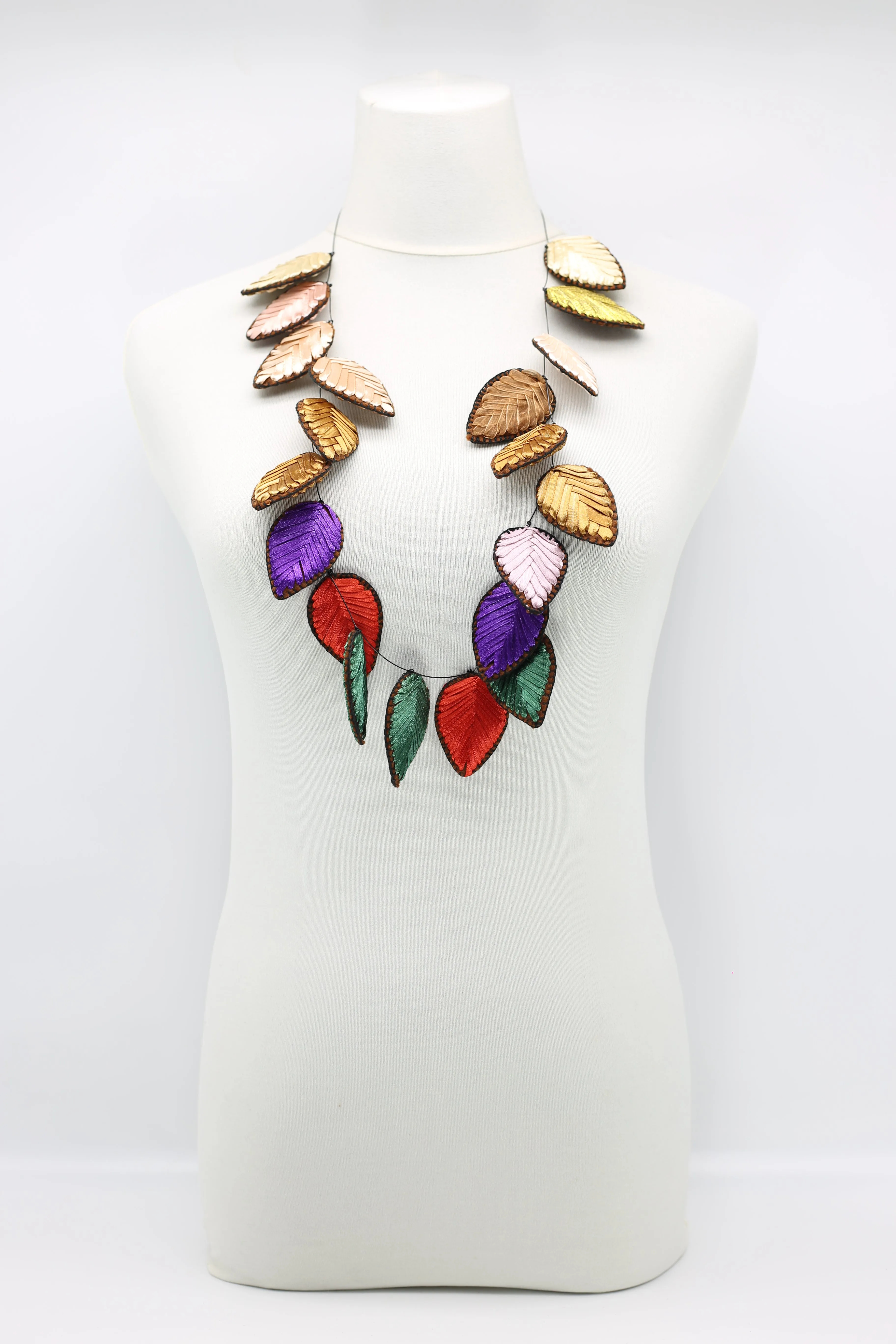 Biba x5 Textile double side Necklace