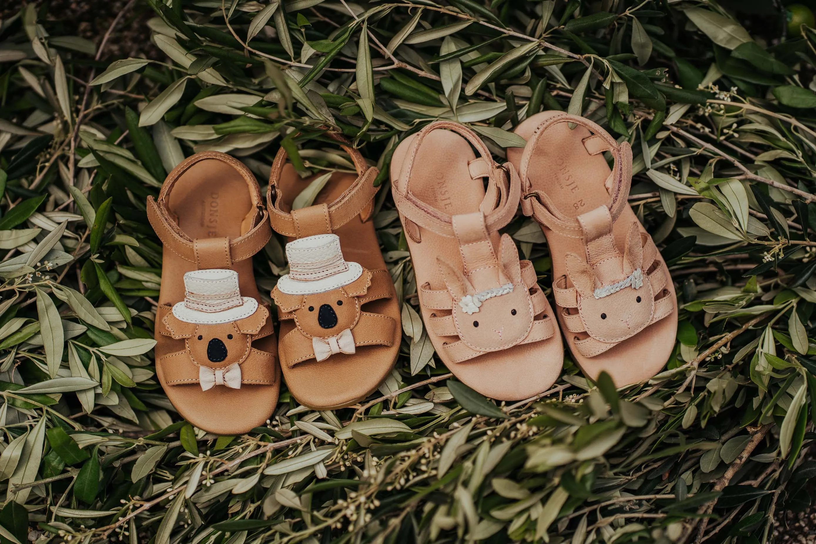 Billey Sandals | Groom | Truffle Leather