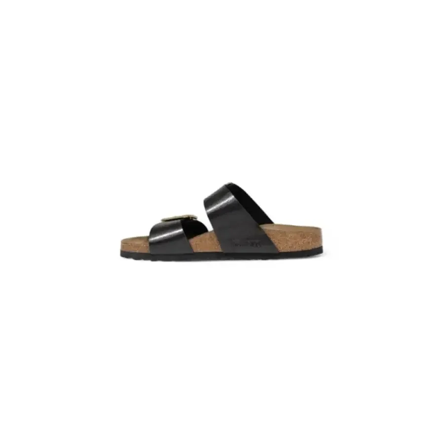 Black Double Strap Sandals