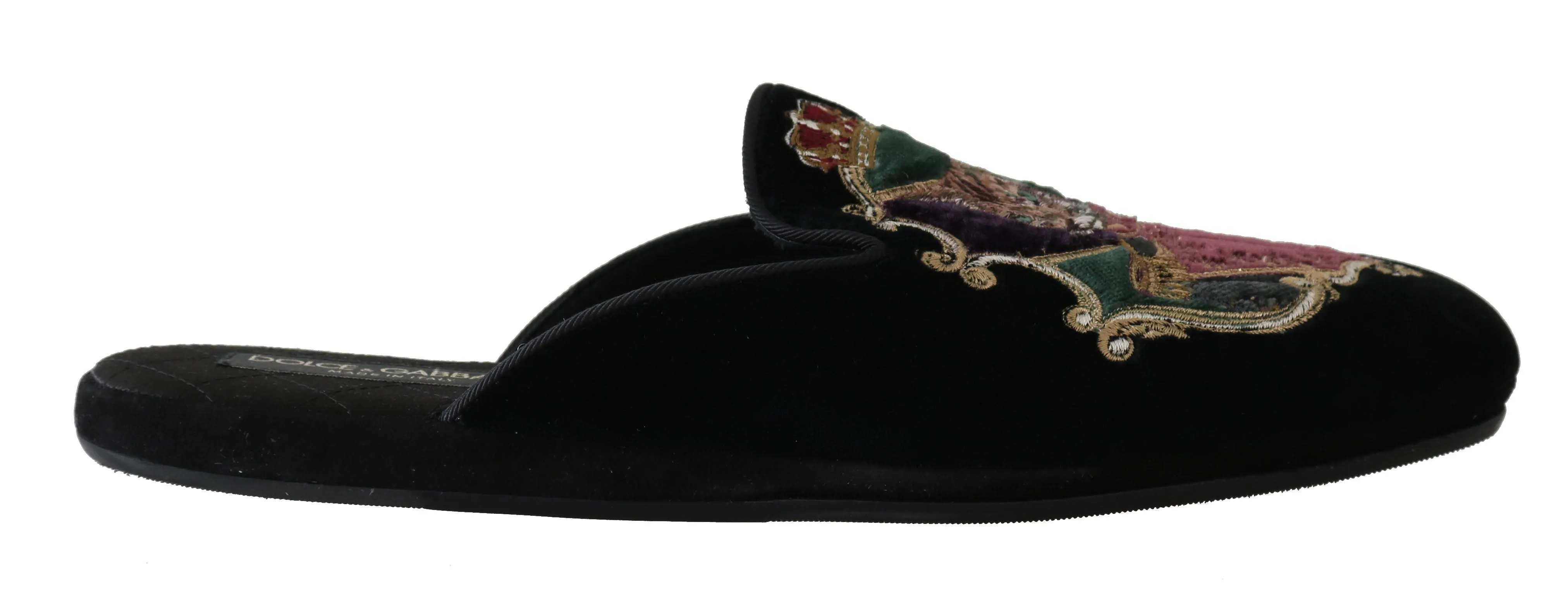 Black Velvet Bengal Cat Knight Slippers