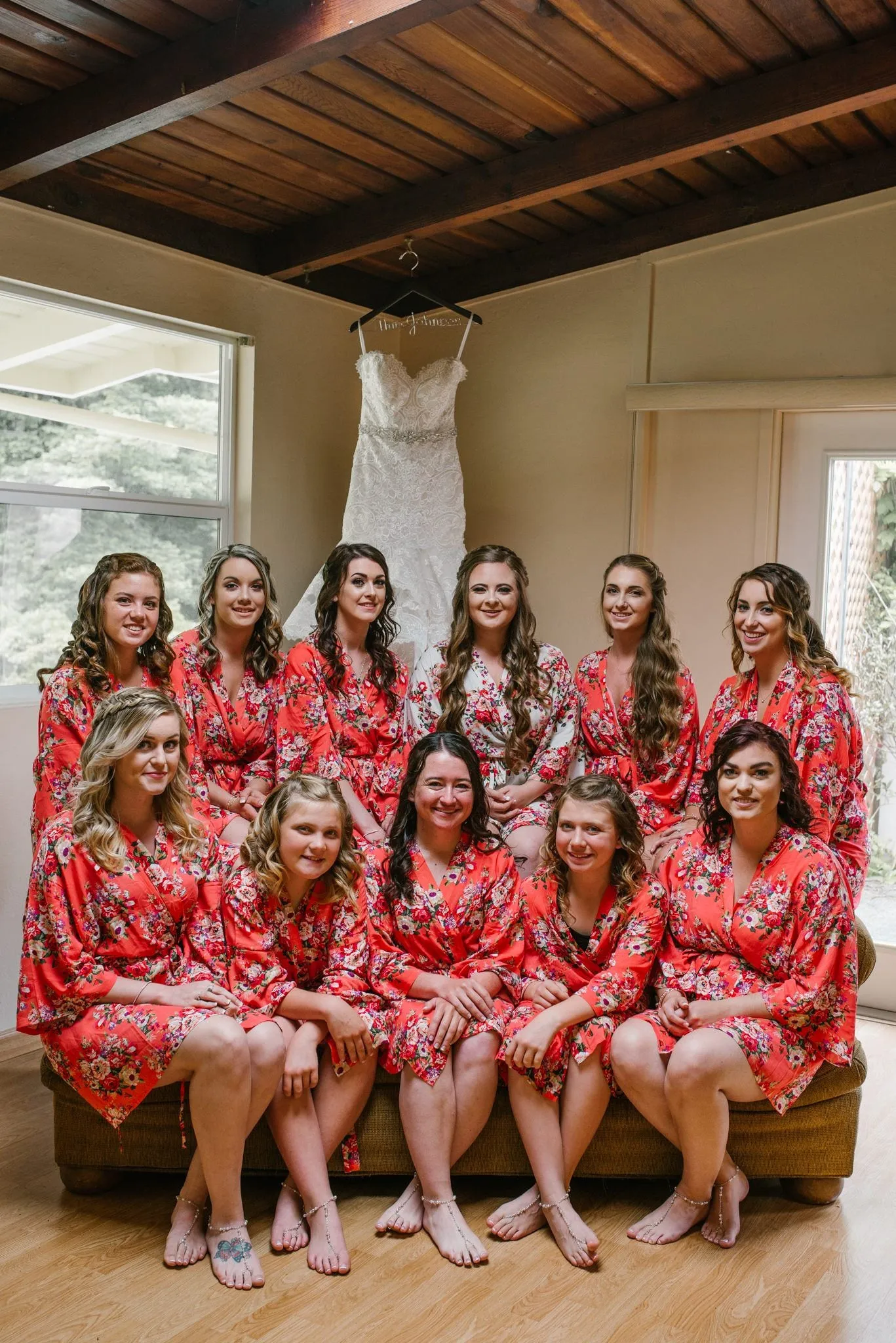 BRIDESMAID ROBES, 14 COLORS, Floral Robes, Bridesmaid Gift, Bridal Robe, Bridal Party Robes, Kimono, Wedding Robe, Discount for Multi Order