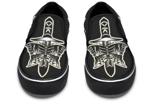 Butterfly Knife Slip On Shoes