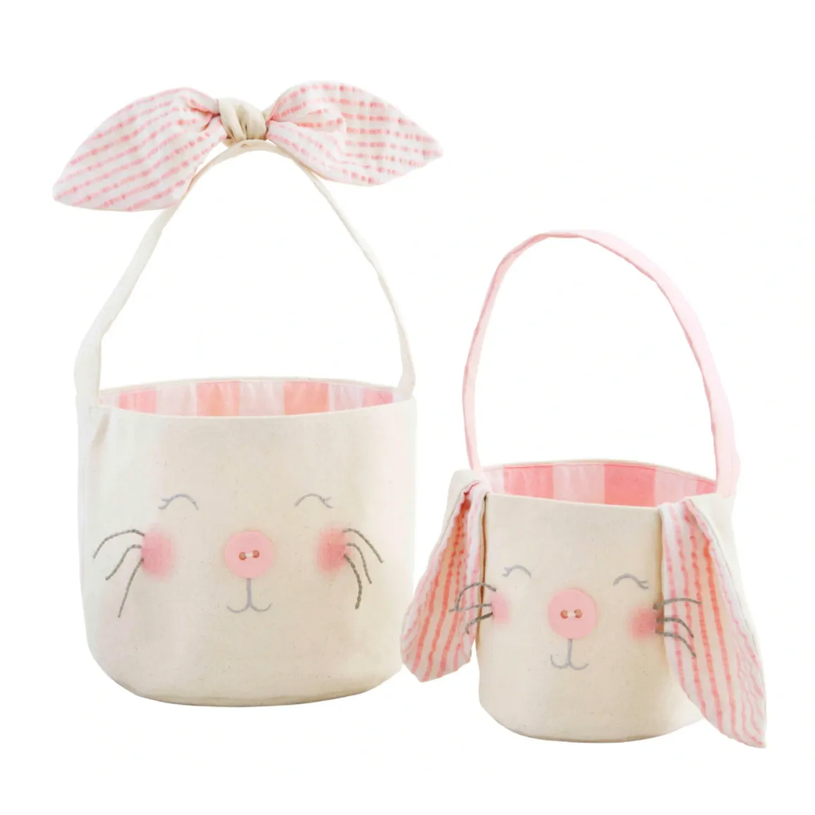 Button Nose Bunny Easter Basket
