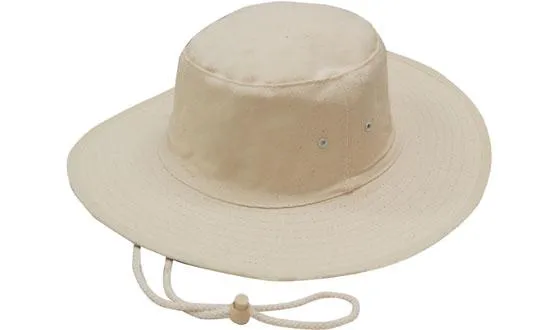 Canvas Hat Embroidered