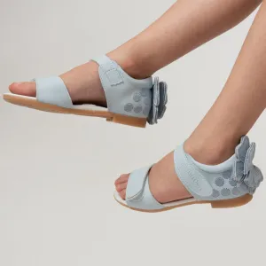 Caramelo Bow Back Sandals Blue