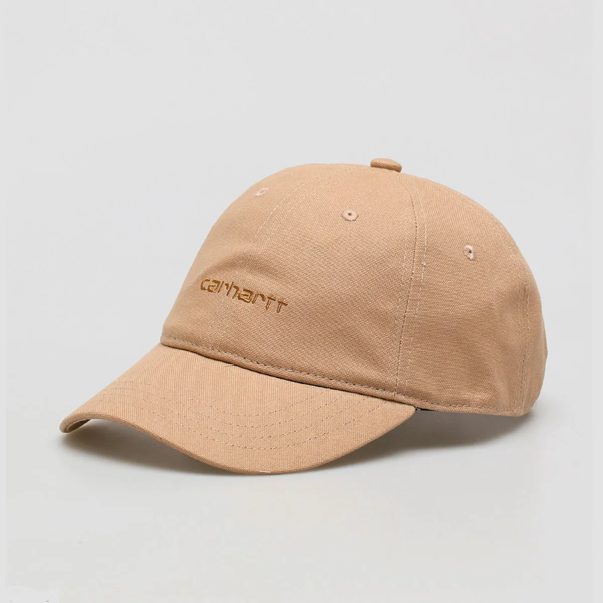 Carhartt WIP Canvas Script Cap Nomad/Hamilton Brown