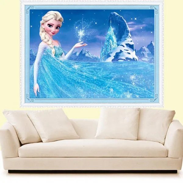 Cartoon Diamond Painting 5D DIY Diamond Embroidery Frozen Elsa Children Decor Gift