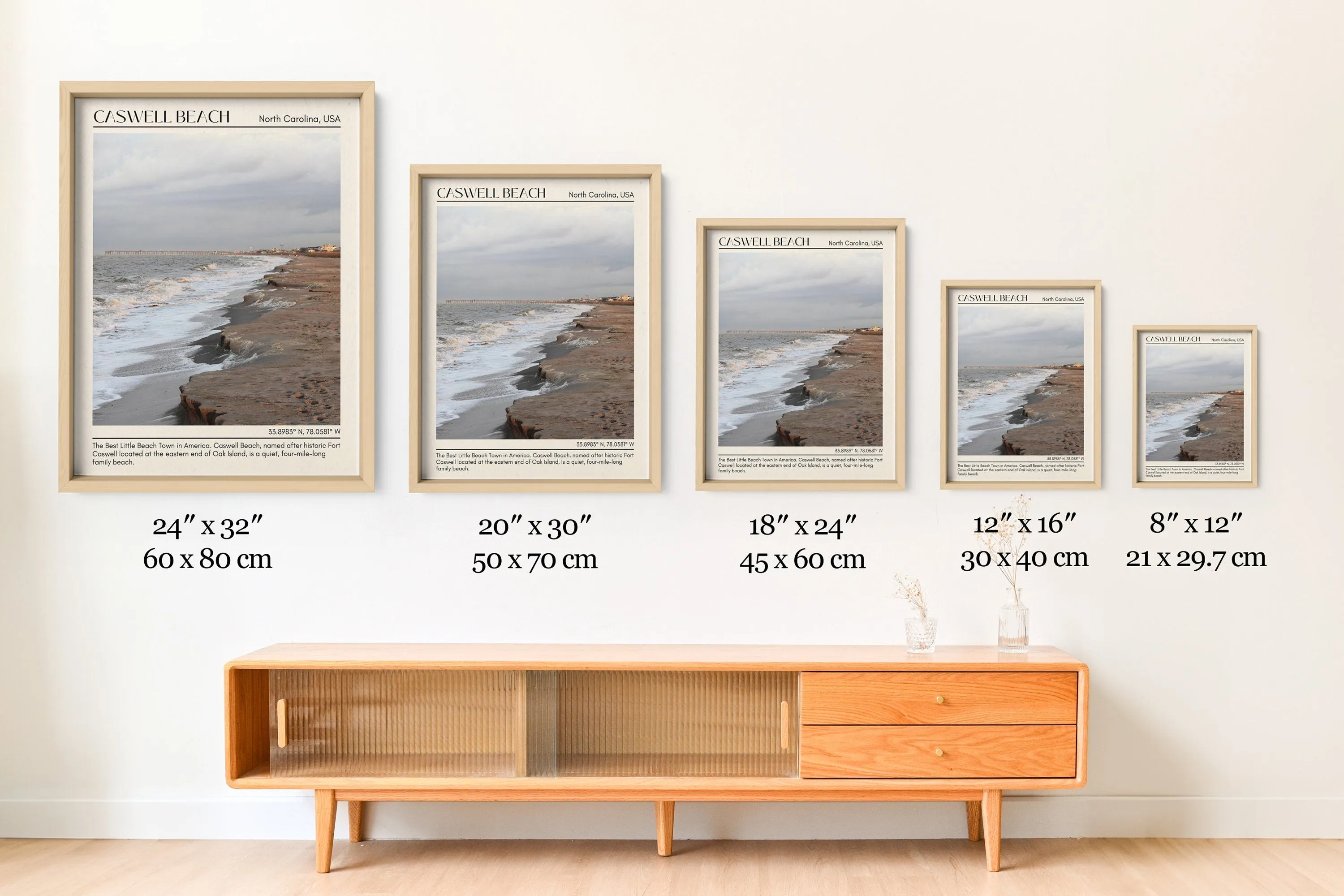 Caswell Beach Wall Canvas, USA
