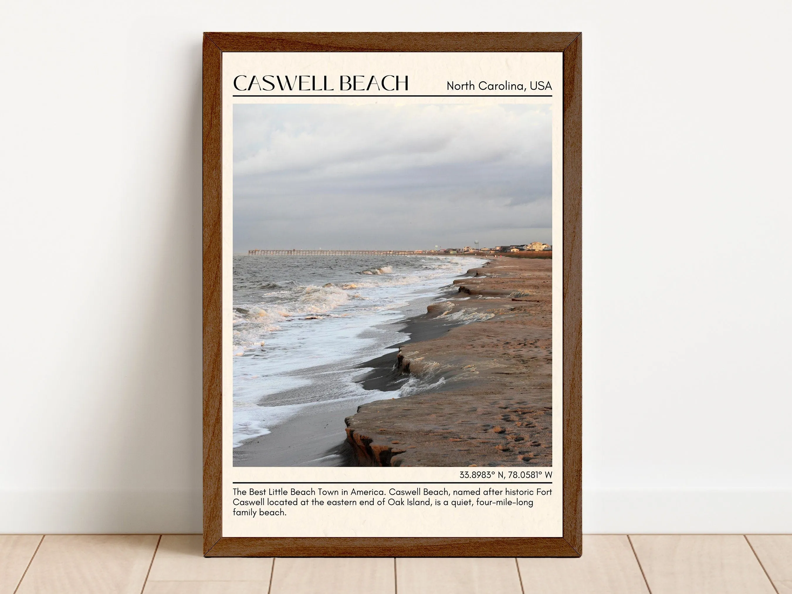 Caswell Beach Wall Canvas, USA