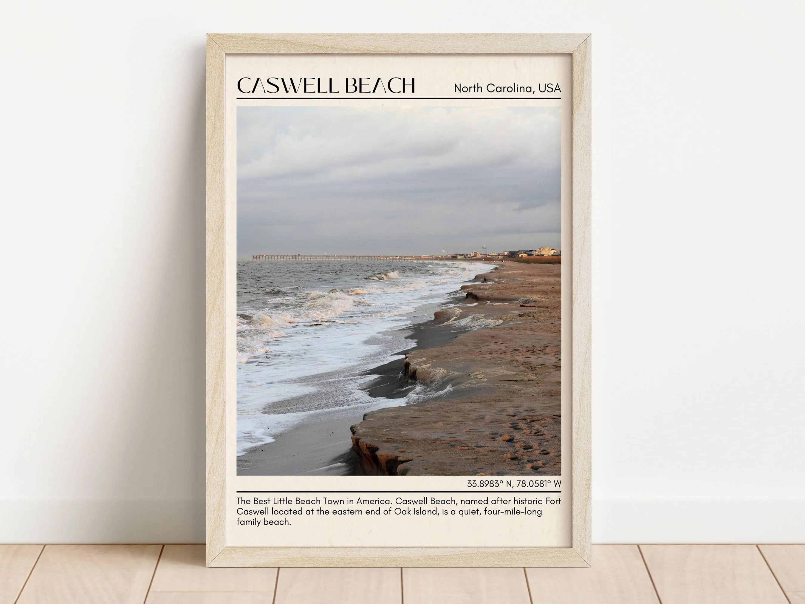 Caswell Beach Wall Canvas, USA