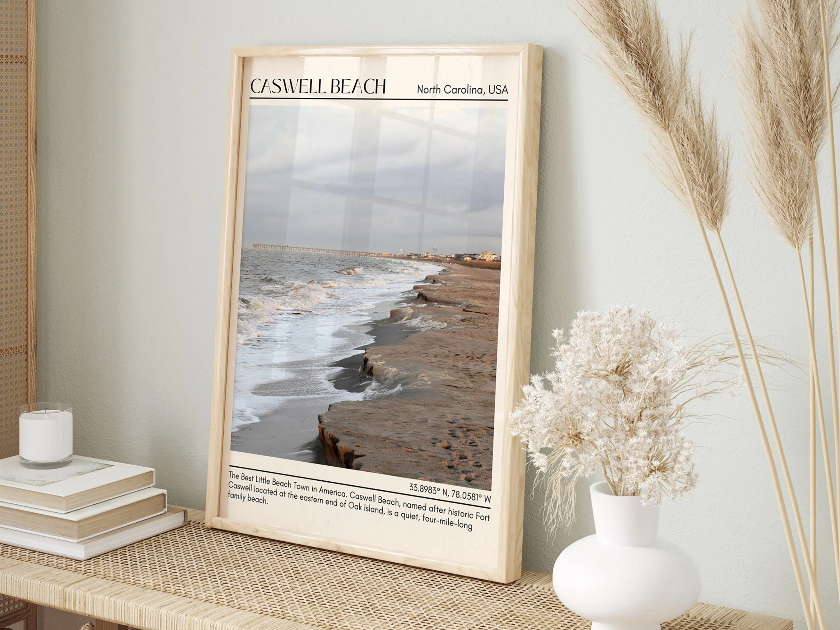 Caswell Beach Wall Canvas, USA