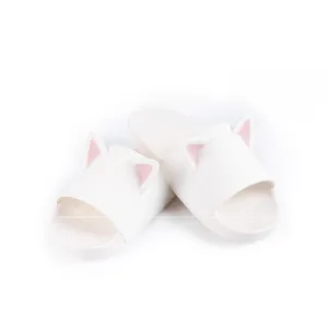 Cat Ear Slippers Non-slip Indoor Ins Household Sandals Cat Cute Shower Slippers