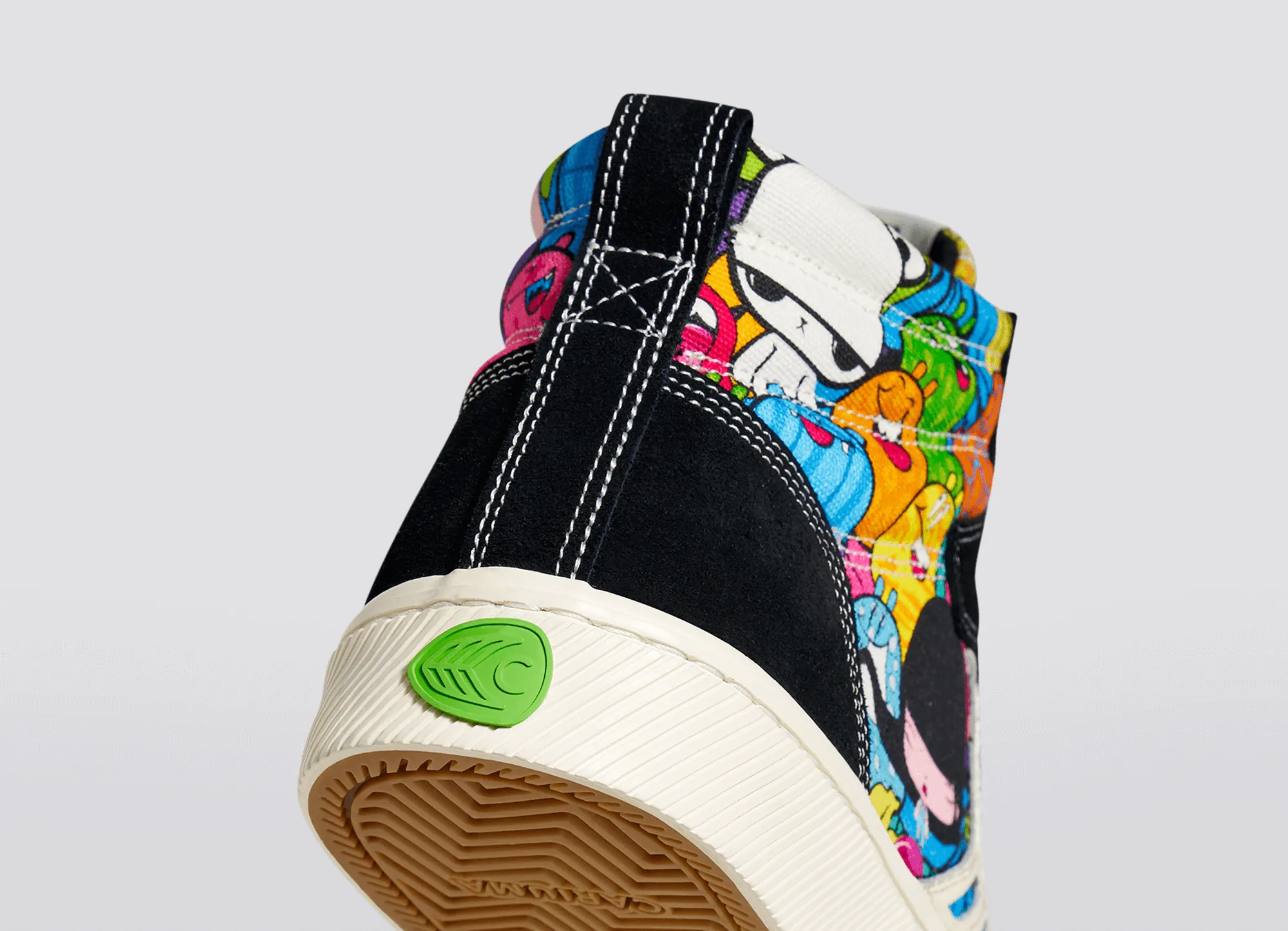 CATIBA PRO High Black Suede Toz Canvas Sneaker Men